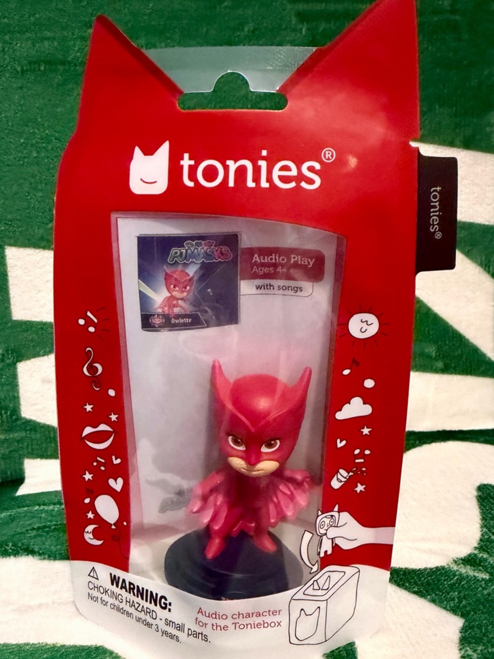 Tonies PJ Masks Figures Owlette Red Audio Story Song Music Toniebox Figurine NEW